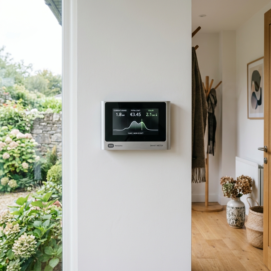 Glowing smart energy meter